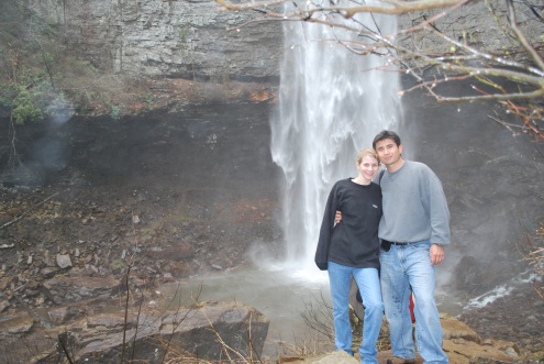 Me and my husband at Fall Creek Falls!